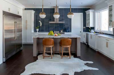  Transitional Family Home Kitchen. Bloomfield Hills Residence by Art Harrison Interiors & Collection.
