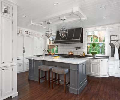 Transitional Family Home Kitchen. Detroit Historical by Art Harrison Interiors & Collection.