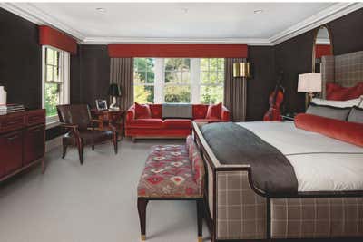  Transitional Family Home Bedroom. Detroit Historical by Art Harrison Interiors & Collection.