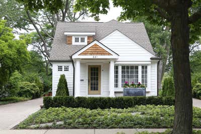  Cottage Eclectic Family Home Exterior. Birmingham Bungalow by Art Harrison Interiors & Collection.
