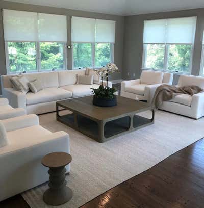  Beach Style Family Home Living Room. Luxury Home in Easton PA by Designs by Toni.