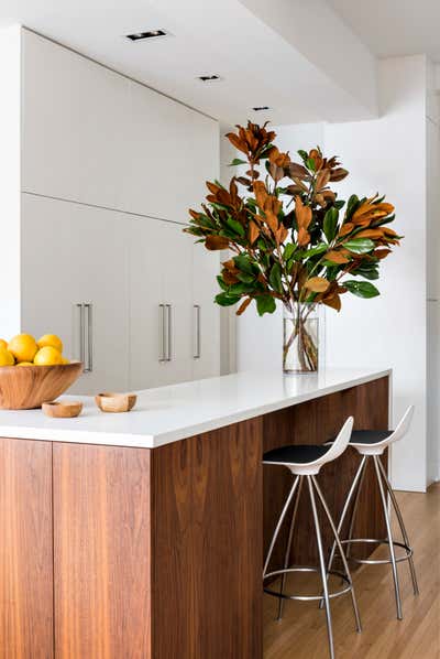  Contemporary Mid-Century Modern Apartment Kitchen. PARK AVENUE / 39TH STREET by Capponi Studio LTD..