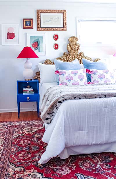  Eclectic Family Home Bedroom. Ferrall by Nichole Loiacono Design.