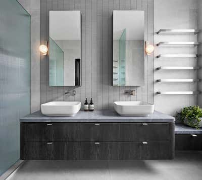  Hollywood Regency Family Home Bathroom. Award Winning Project in Melbourne by In Design International.