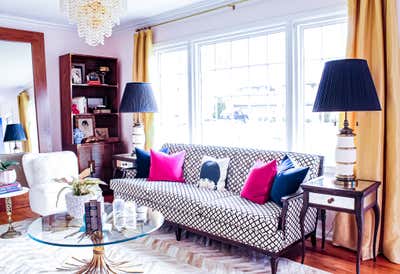  Maximalist Family Home Living Room. Ferrall by Nichole Loiacono Design.