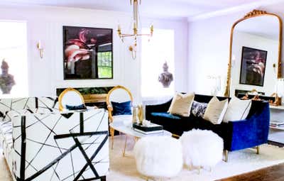  Eclectic Family Home Living Room. Clay Home by Nichole Loiacono Design.