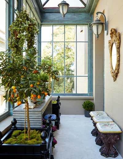  French Entertainment/Cultural Patio and Deck. SF Decorator Showcase 2019 by Kari McIntosh Design.