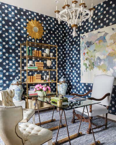  Maximalist Entertainment/Cultural Office and Study. SF Decorator Showcase 2017 by Kari McIntosh Design.
