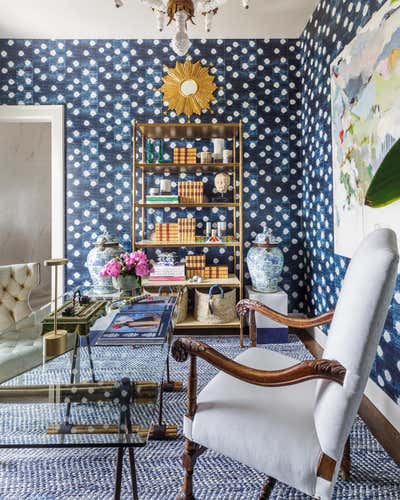  Eclectic Maximalist Entertainment/Cultural Office and Study. SF Decorator Showcase 2017 by Kari McIntosh Design.