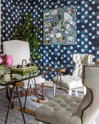  Eclectic Maximalist Entertainment/Cultural Office and Study. SF Decorator Showcase 2017 by Kari McIntosh Design.