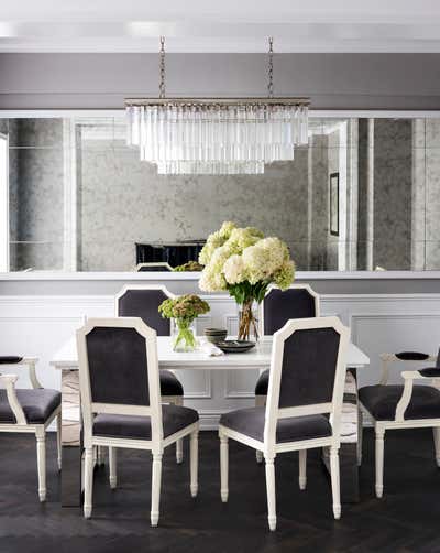  Transitional Apartment Dining Room. PARK AVENUE / 70TH STREET by Capponi Studio LTD..