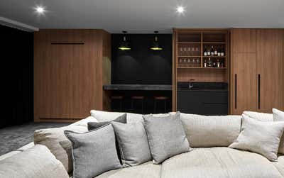  Contemporary Family Home Bar and Game Room. Janine Allis Residence by In Design International.