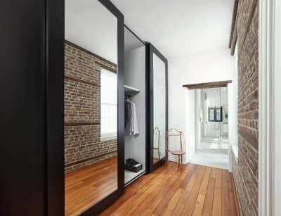  Minimalist Eclectic Family Home Storage Room and Closet. HISTORIC CHARLESTON RENOVATION by EKID.