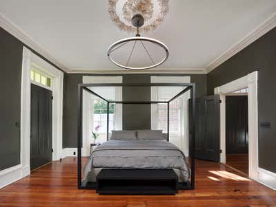  Eclectic Family Home Bedroom. HISTORIC CHARLESTON RENOVATION by EKID.