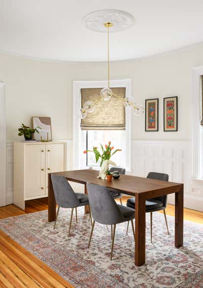  Eclectic Eclectic Apartment Dining Room. Brookline Residence by The Lovely Locale.