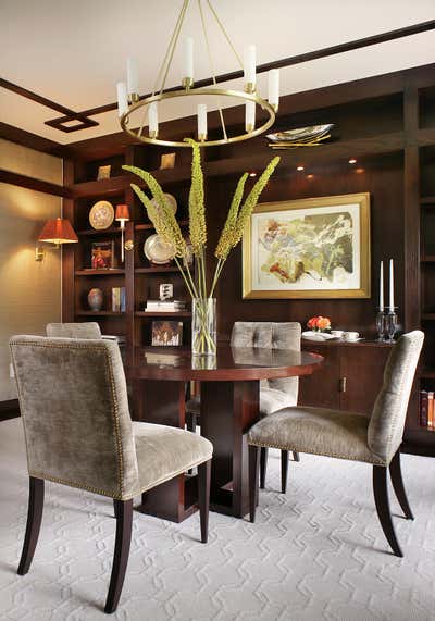 Modern Family Home Dining Room. Zen Classic Fusion by J. Stephens Interiors.