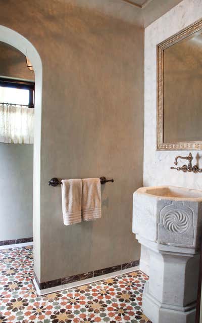  Mediterranean Family Home Bathroom. Del Mar Mesa Residence by Interior Design Imports.