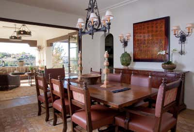  Mediterranean Dining Room. Del Mar Mesa Residence by Interior Design Imports.
