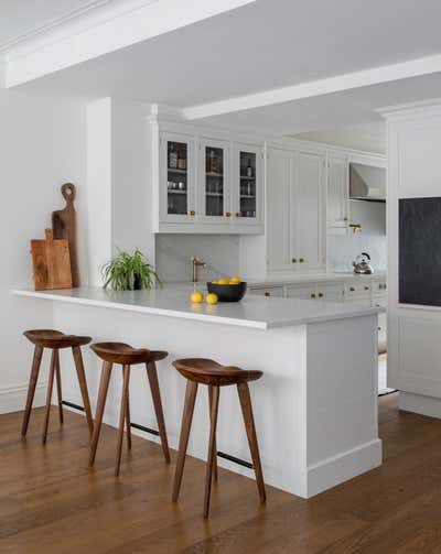  Mid-Century Modern Apartment Kitchen. Upper East Side by Carly Ahlman Design.