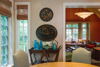  Eclectic Family Home Dining Room. Cheswold Hill by Lisa Kanning Interior Design.