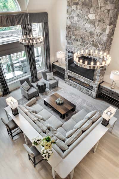  Transitional Family Home Living Room. New Jersey Home by Pleasant Living.
