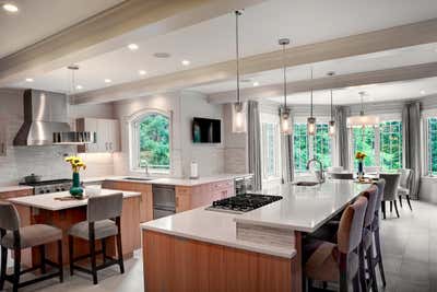  Transitional Family Home Kitchen. New Jersey Home by Pleasant Living.