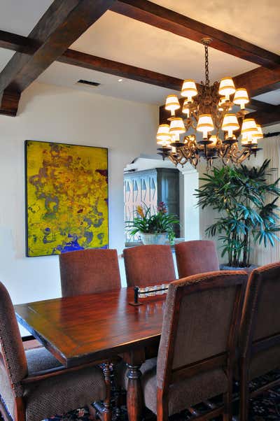  Mediterranean Family Home Dining Room. Muirlands, La Jolla by Interior Design Imports.