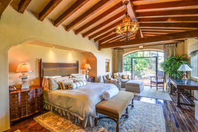  Mediterranean Family Home Bedroom. Southern California Residence by Interior Design Imports.