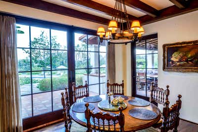  Mediterranean Family Home Dining Room. Southern California Residence by Interior Design Imports.