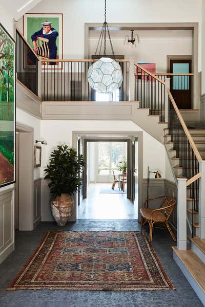  Preppy Family Home Entry and Hall. Dapper Dan by Interiors by Patrick.