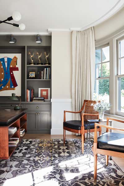  Transitional Family Home Office and Study. Dapper Dan by Interiors by Patrick.