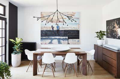  Contemporary Family Home Dining Room. RONCESVALLES KITCHEN by Laura Stein Interiors Inc.