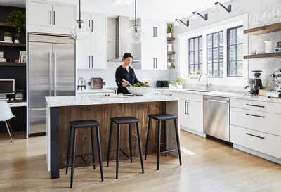  Contemporary Family Home Kitchen. RONCESVALLES KITCHEN by Laura Stein Interiors Inc.