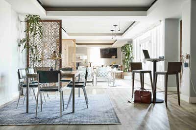  Beach Style Mid-Century Modern Hotel Meeting Room. The Jonathan Club Santa Monica by Interiors by Patrick.