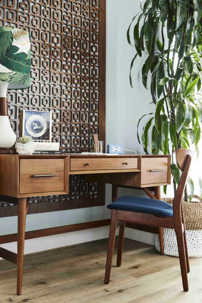  Beach Style Hotel Workspace. The Jonathan Club Santa Monica by Interiors by Patrick.