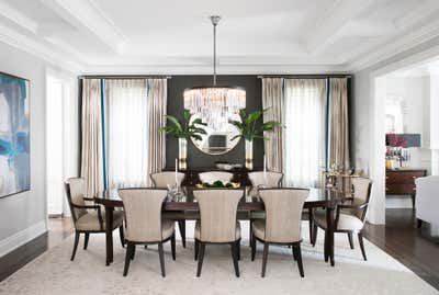  Traditional Family Home Dining Room. FOREST HILL SHARED SPAECS by Laura Stein Interiors Inc.