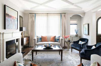  Traditional Family Home Living Room. FOREST HILL SHARED SPAECS by Laura Stein Interiors Inc.