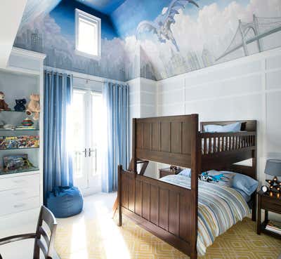  Maximalist Family Home Children's Room. FOREST HILL KIDS ROOMS by Laura Stein Interiors Inc.