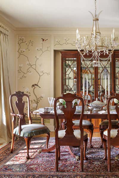 Traditional Dining Room. Timeless Traditional by J. Stephens Interiors.