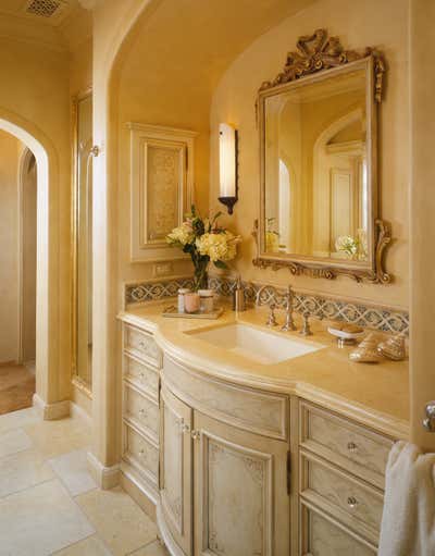  Mediterranean Family Home Bathroom. Fairbanks Ranch  by Interior Design Imports.