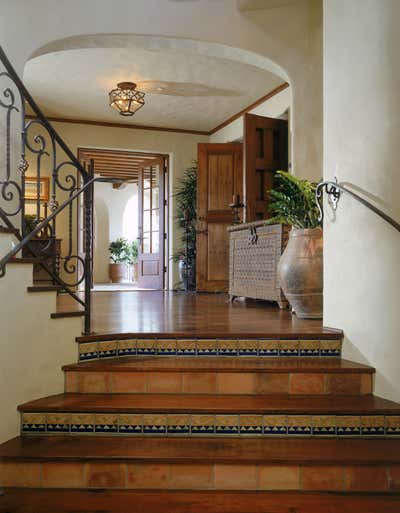  Mediterranean Family Home Entry and Hall. Fairbanks Ranch  by Interior Design Imports.