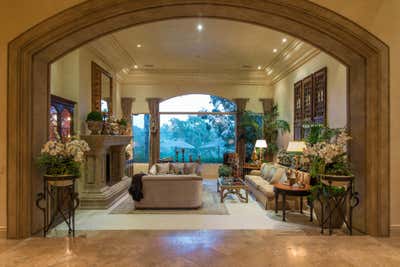  Traditional Family Home Living Room. El Aspecto Residence by Interior Design Imports.