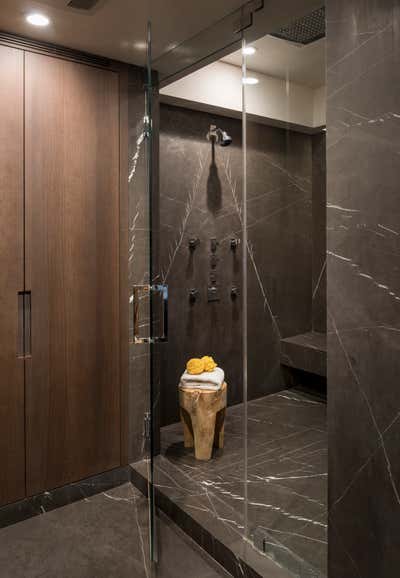  Modern Apartment Bathroom. PARK AVENUE / 65TH STREET by Capponi Studio LTD..