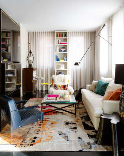  Eclectic Modern Family Home Living Room. Chez Roze  by Rider for Life.