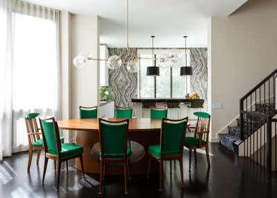  Eclectic Family Home Dining Room. Chez Roze  by Rider for Life.