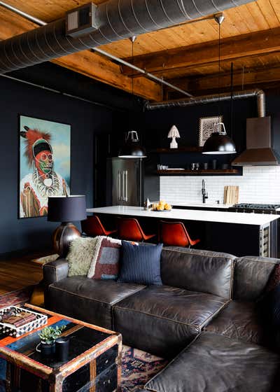  Industrial Western Bachelor Pad Kitchen. Urban Viking  by Rider for Life.