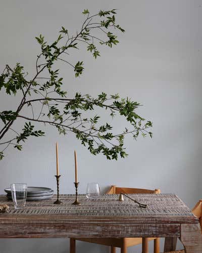 Modern Mixed Use Dining Room. Still Life by Pure Collected Living.