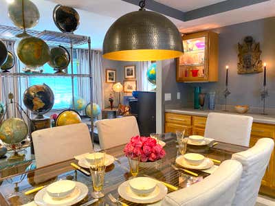  Eclectic Family Home Dining Room. Travel Collector by Pleasant Living.