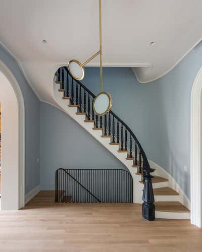  Traditional Family Home Entry and Hall. Clinton Hill Brownstone by MKCA // Michael K Chen Architecture.