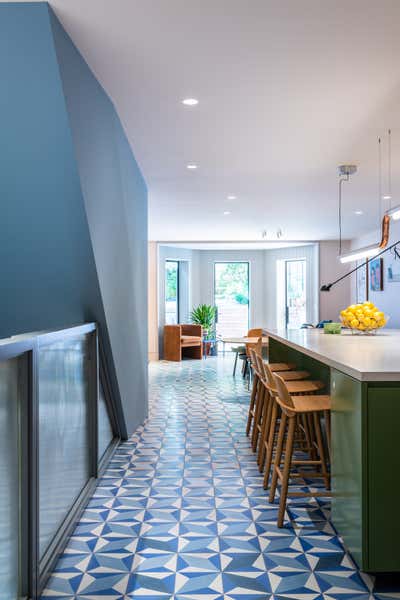 Modern Kitchen. Clinton Hill Brownstone by MKCA // Michael K Chen Architecture.